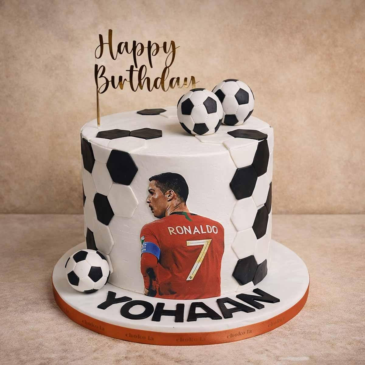 Football Icon Theme Designer Cake