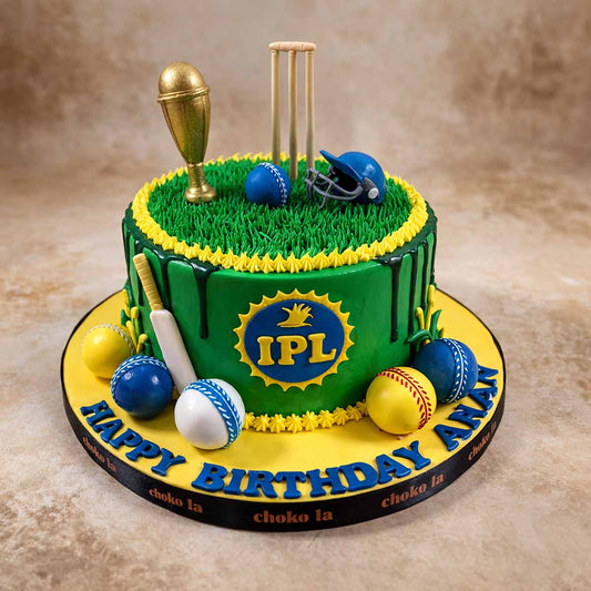 IPL Theme Theme Designer Cake