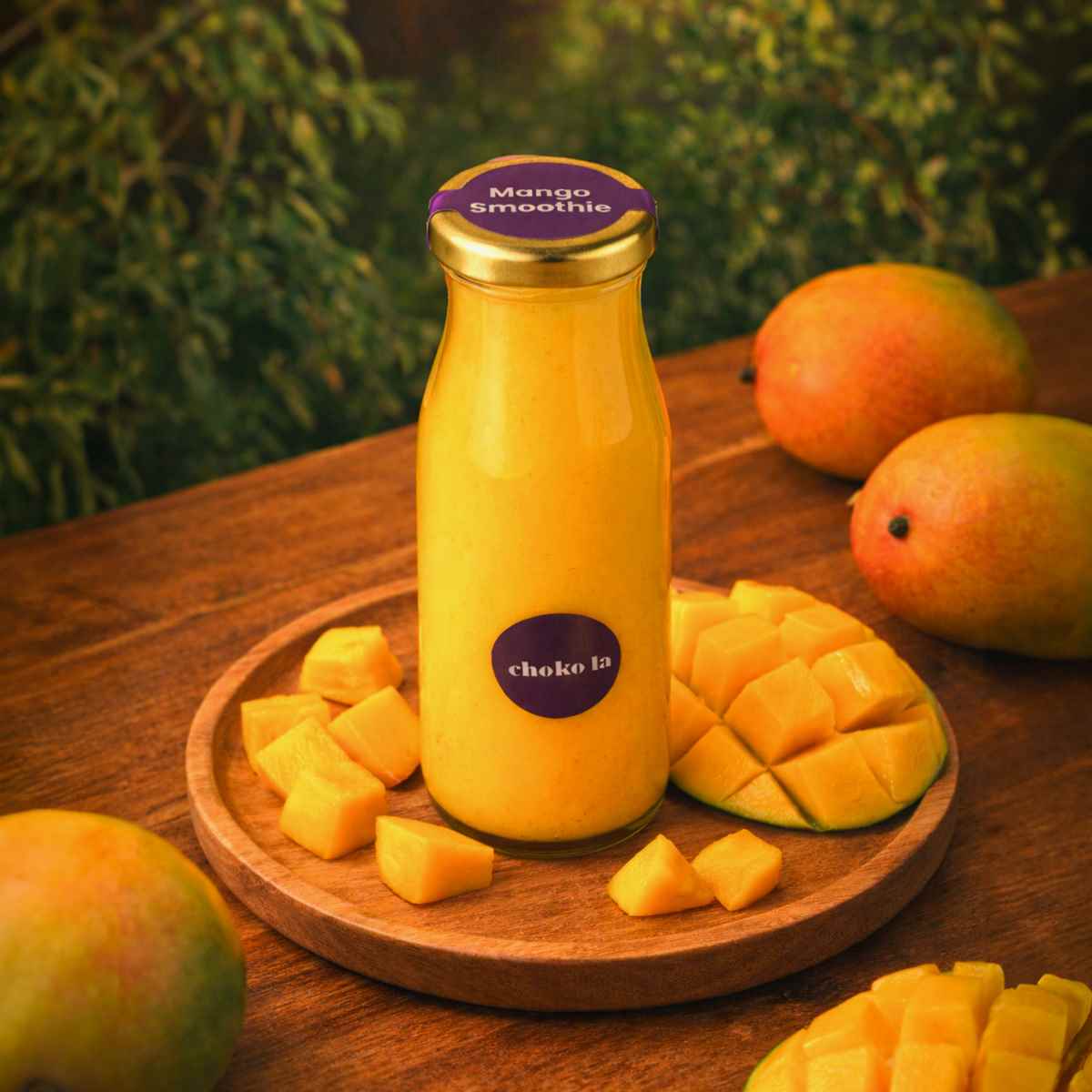 Mango Smoothie Summertime Beverage