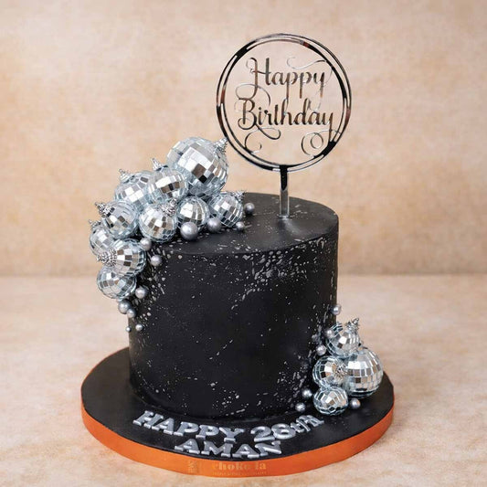 Midnight Disco Party Theme Designer Cake