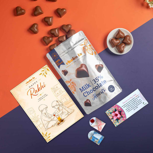 35% Milk Chocolate Hearts Pack