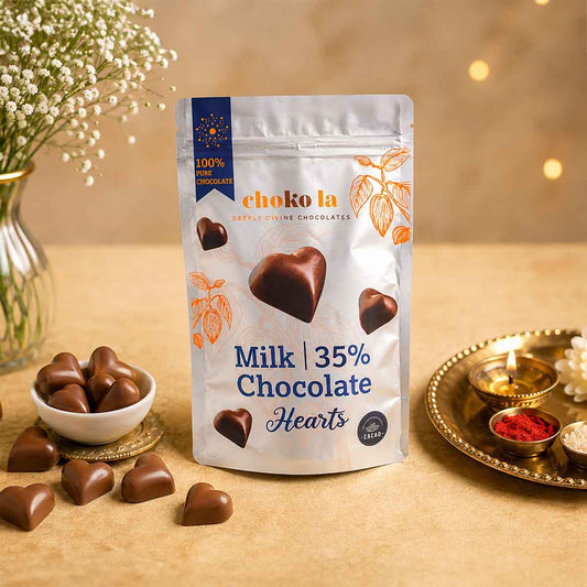 35% Milk Chocolate Hearts Pack