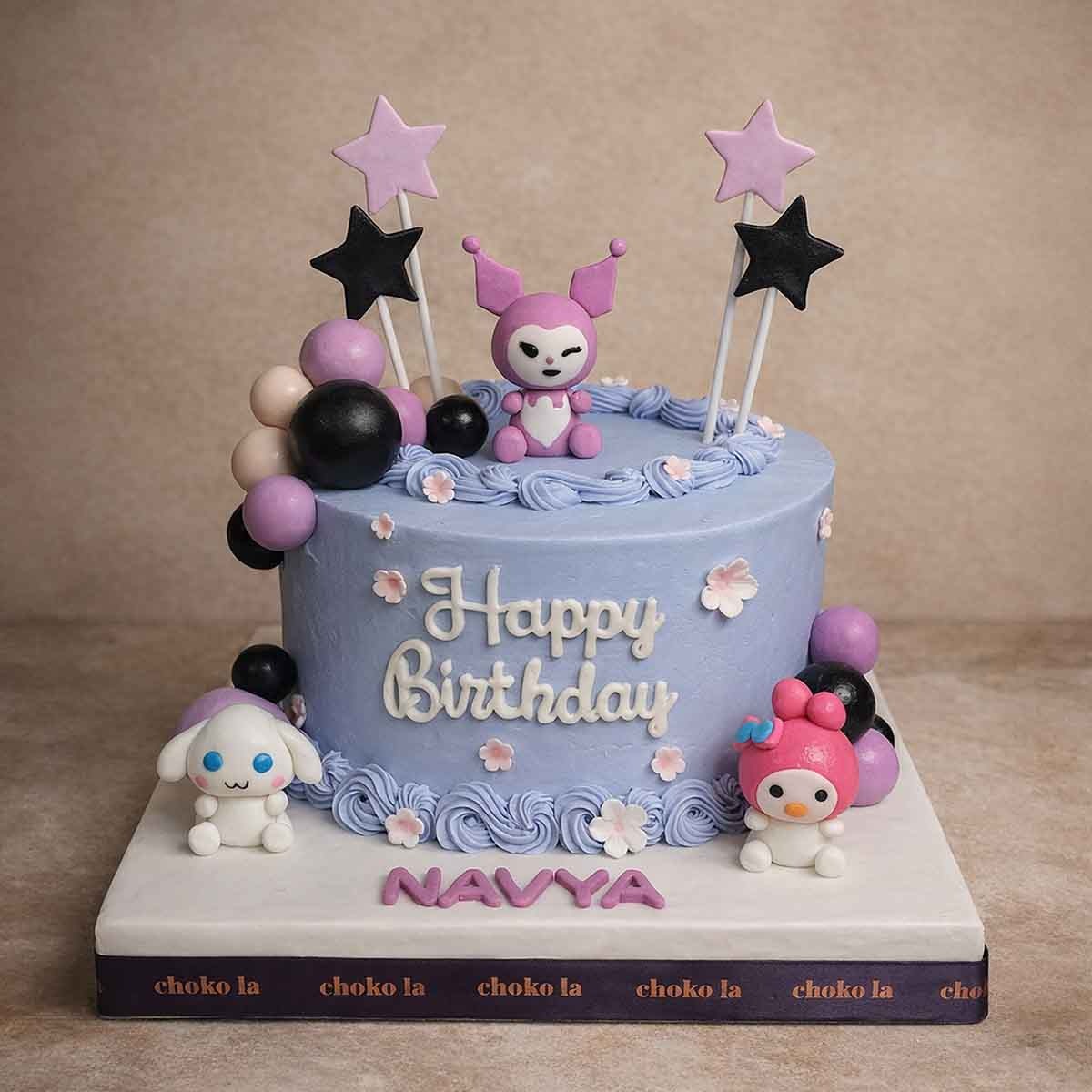 My Melody and Kuromi Theme Designer Cake