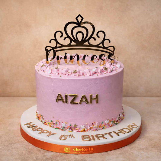 Princess Crown Theme Designer Cake