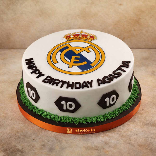 Real Madrid Football Theme Designer Cake