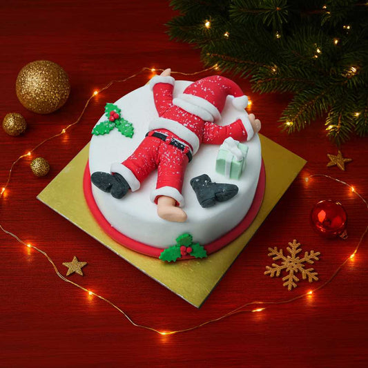 Santa Greeting Cake