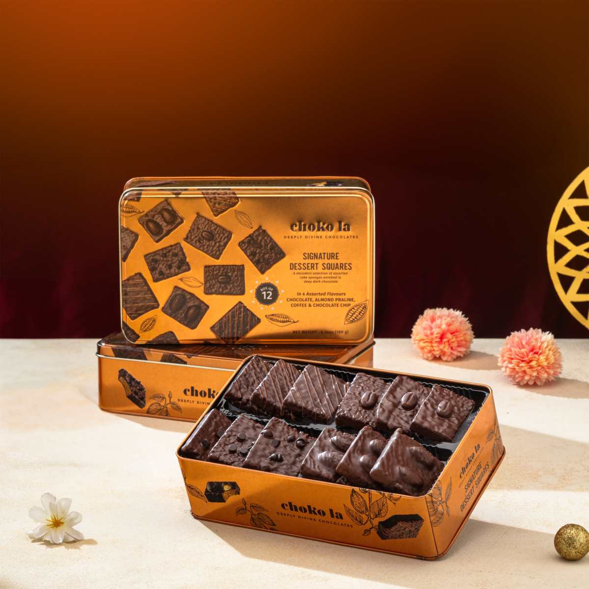 Signature Chooclate Dessert Squares Gift Box