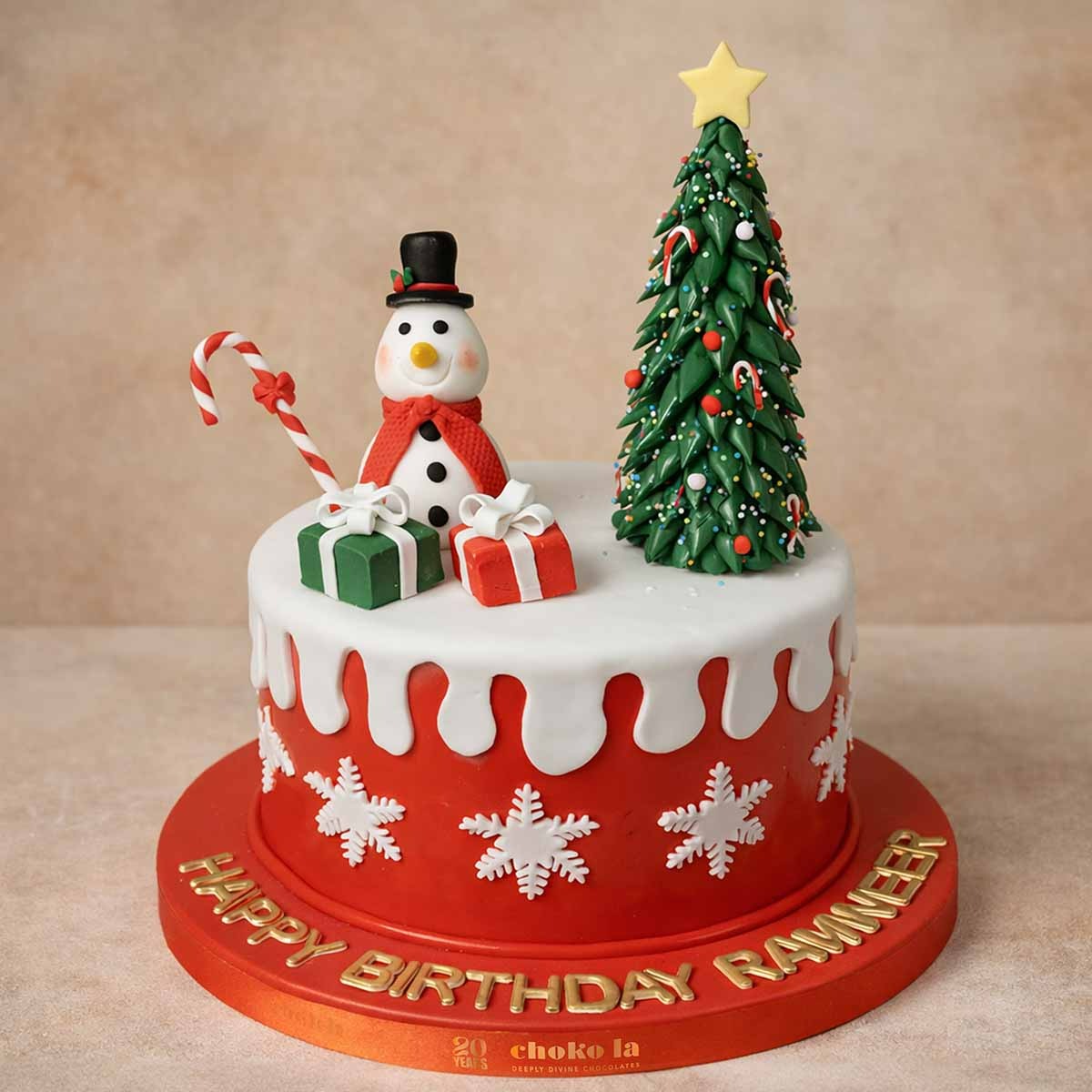 Snowman Theme Designer Cake