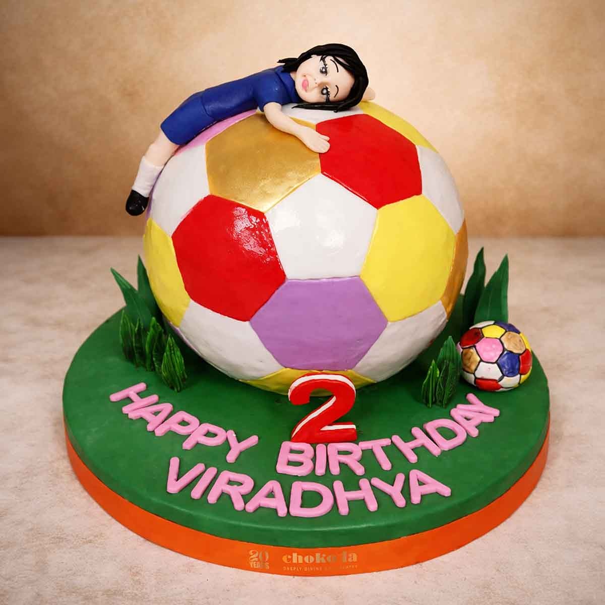 Soccer Theme Designer Cake