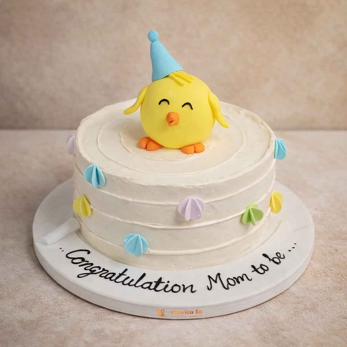 Tiny Yellow Bird Theme Designer Cake