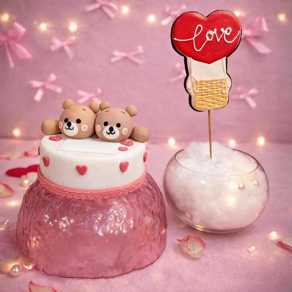 Valentine Treat Cake Combo