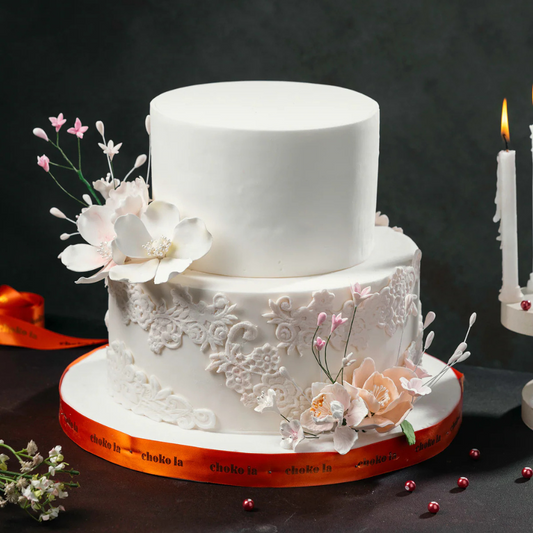 Floral Wedding Cake
