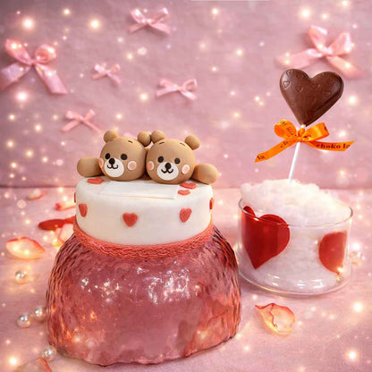 Valentine Treat Cake Combo