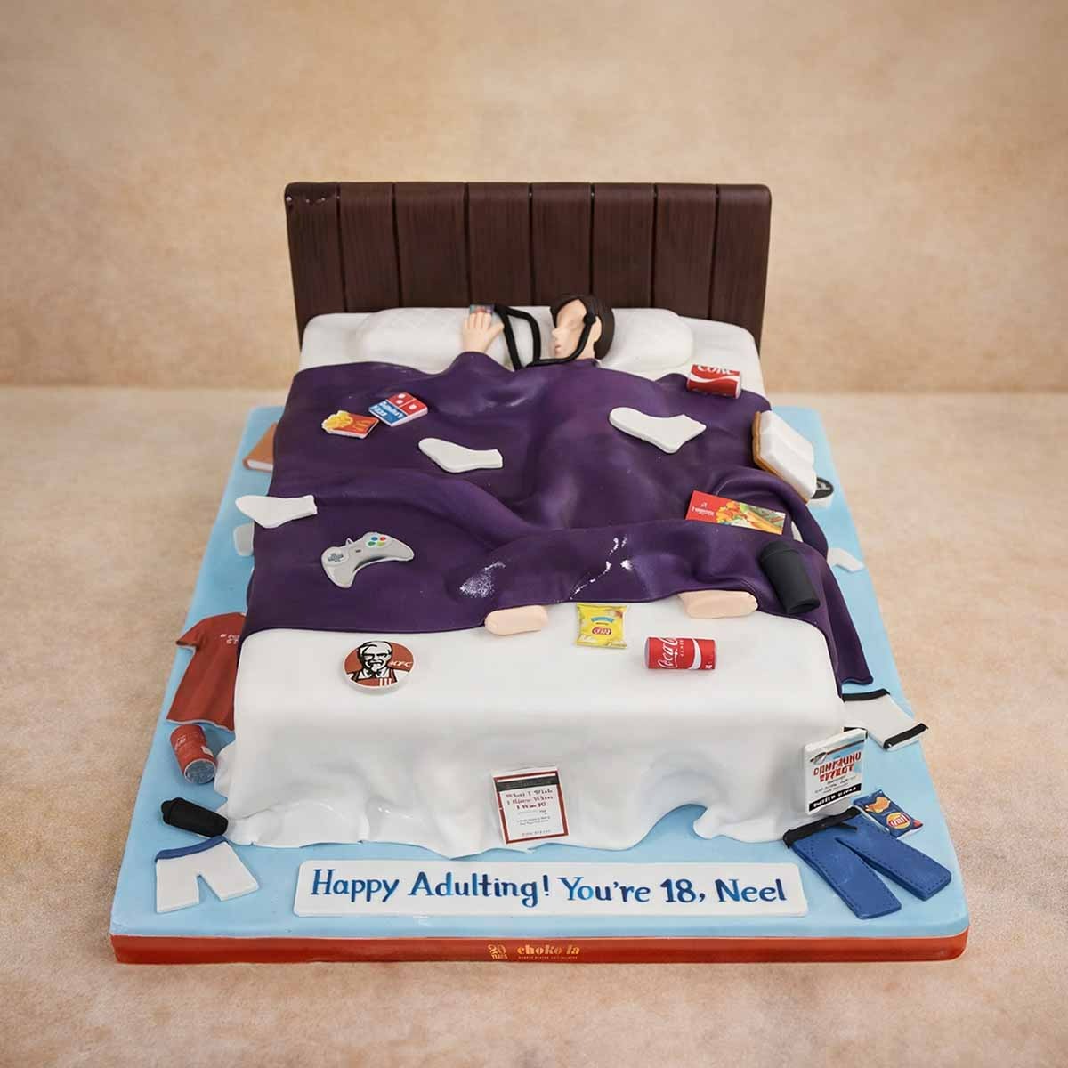 Welcome To Adulting Theme Designer Cake