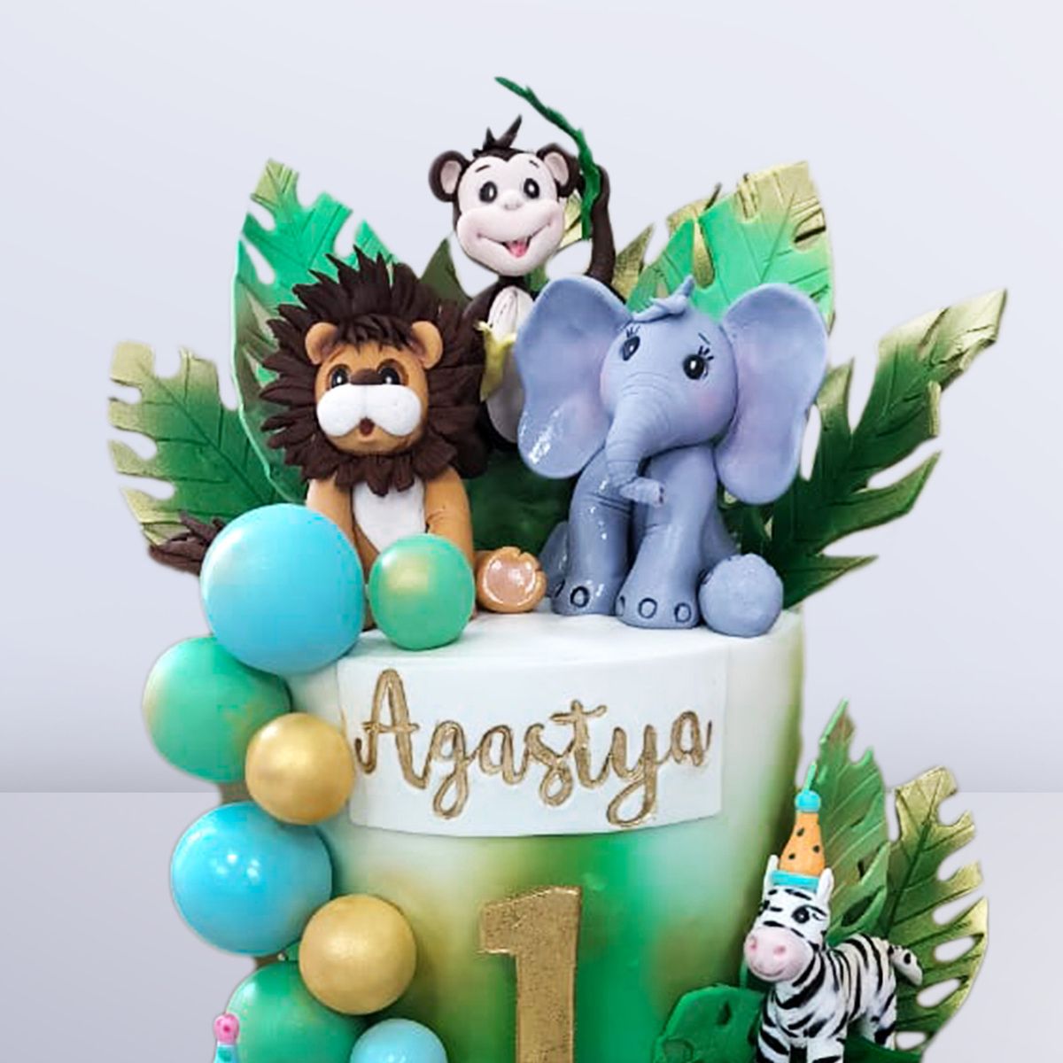 Jungle Theme Cake