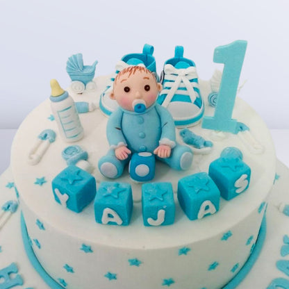 Baby Boy Theme Cake