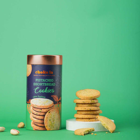 Pistachio Shortbread Cookies