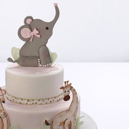 Jungle Safari Baby Shower Cake