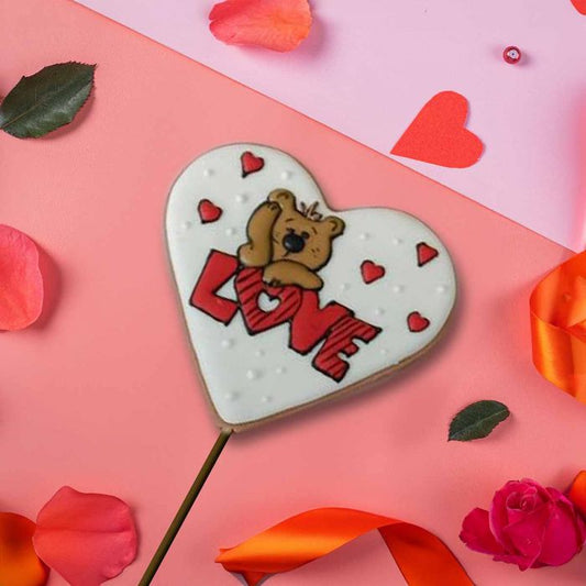 Valentine's Teddy Cookies