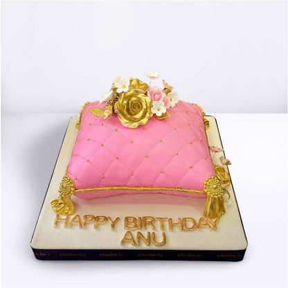 Pretty in Pink Pillow Cake
