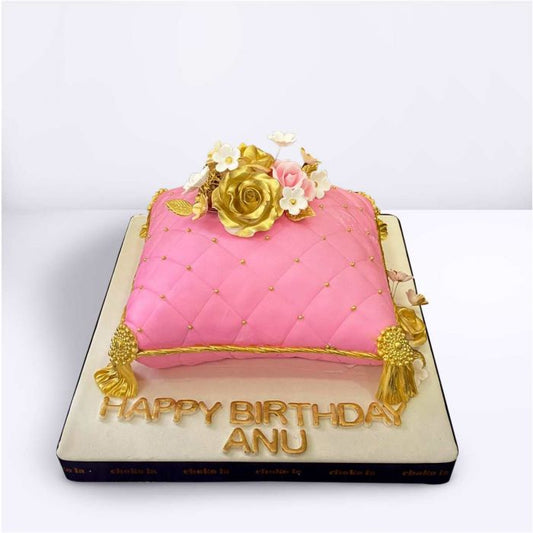 Pretty in Pink Pillow Cake