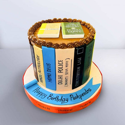Bookworm’s Birthday Cake