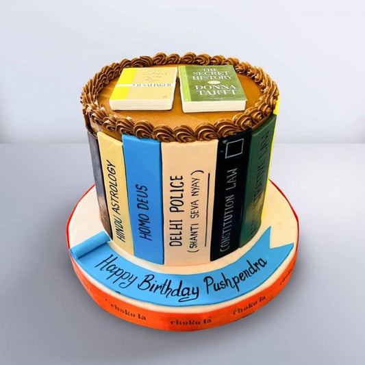 Bookworm’s Birthday Cake