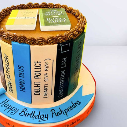 Bookworm’s Birthday Cake