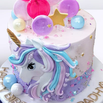 Unicorn Theme cake