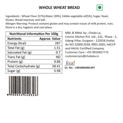 Whole Wheat Bread