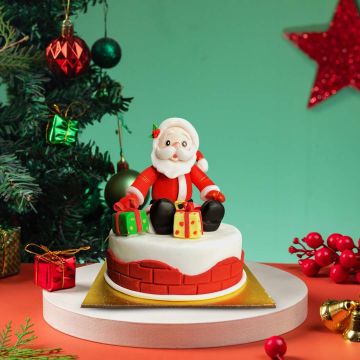 santa theme cakes
