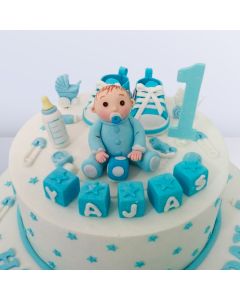 Baby Boy Theme Cake 