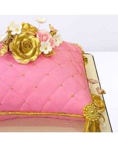 Pretty in Pink Pillow Cake